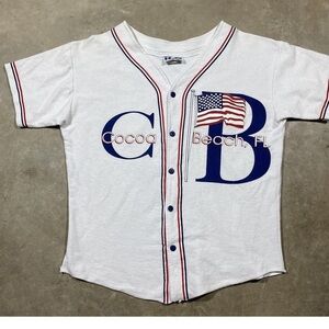Classic White Kids T-Shirt with Red Accents